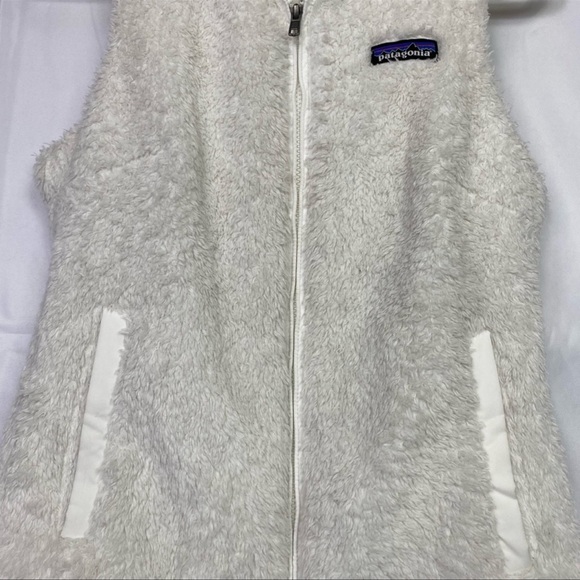 Patagonia Los Gatos White Womens Fleece Vest- Size XS - Picture 10 of 11